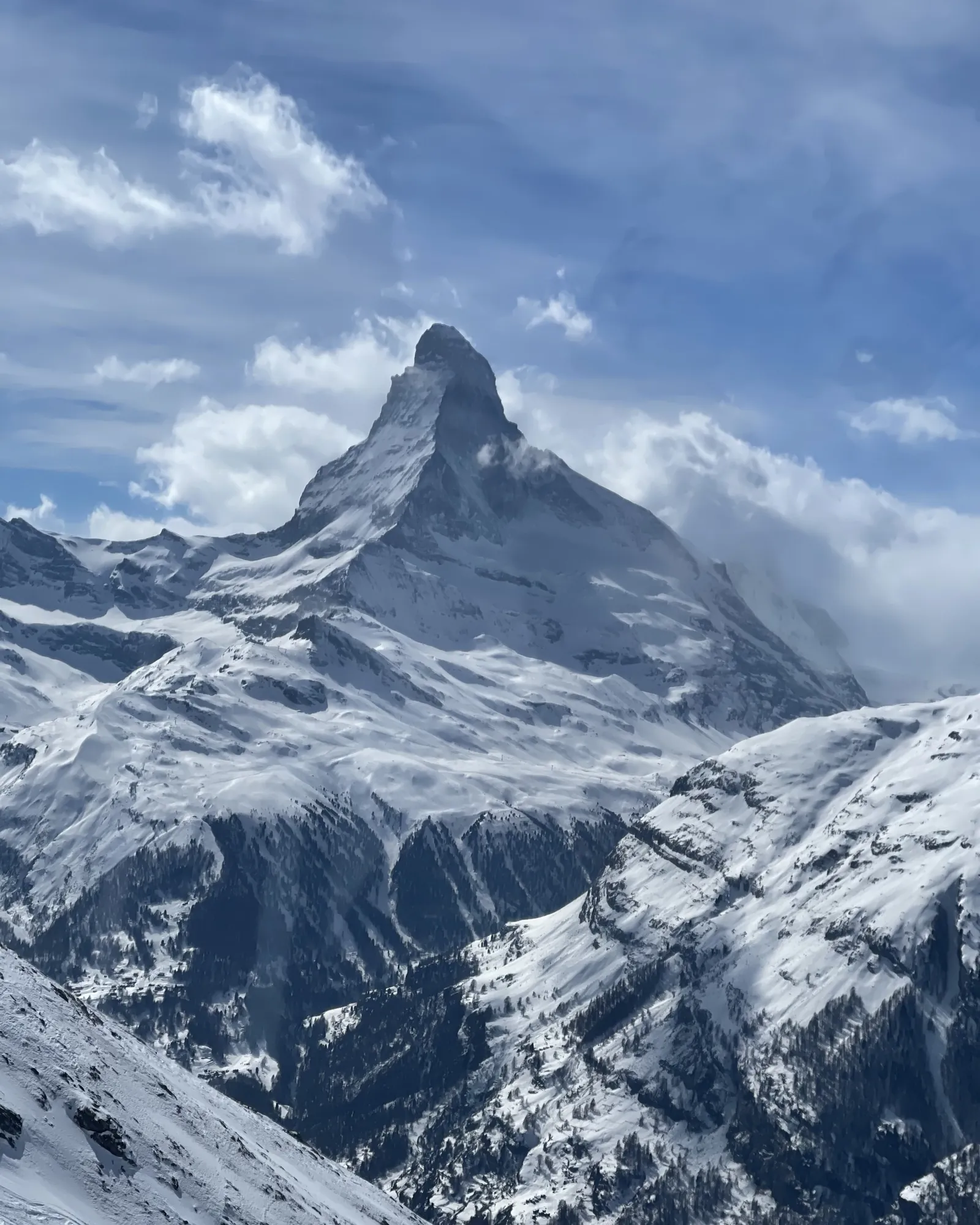 The Matterhorn above Zermatt, Switzerland